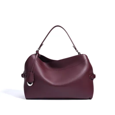 Cowhide Large Capacity Portable Tote Bag